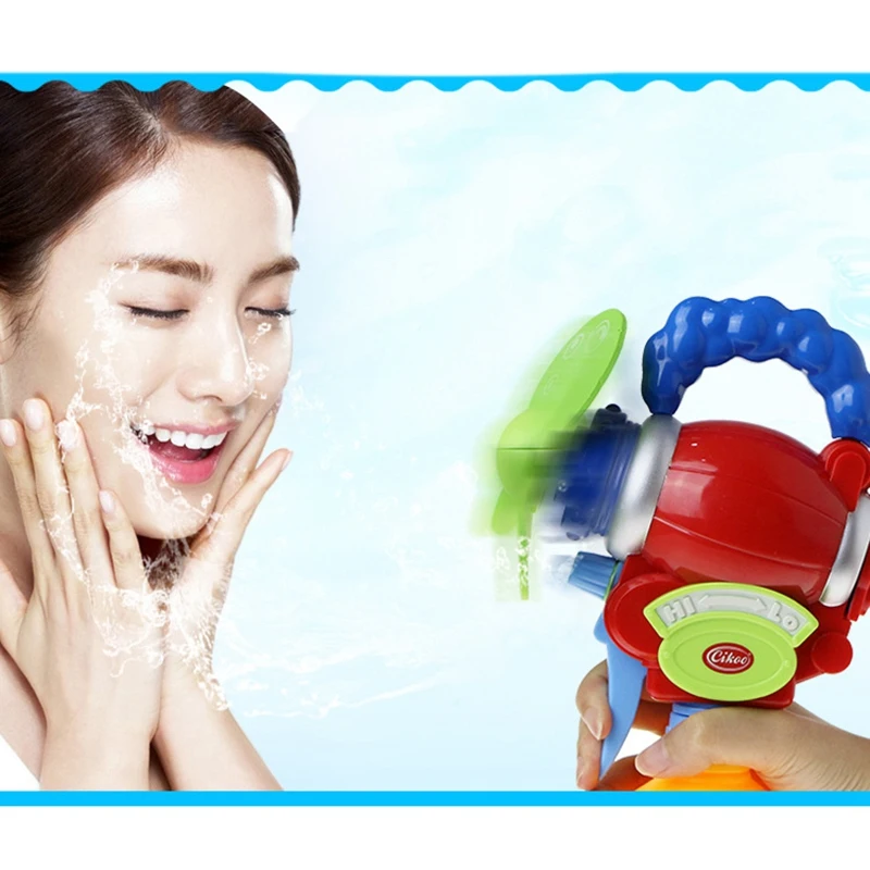 

Electric Cool Spray Fan Toys Baby Playing Water Toy Mini Spray Bottle Change the Heat Summer Outdoor Cool Play Water Toy