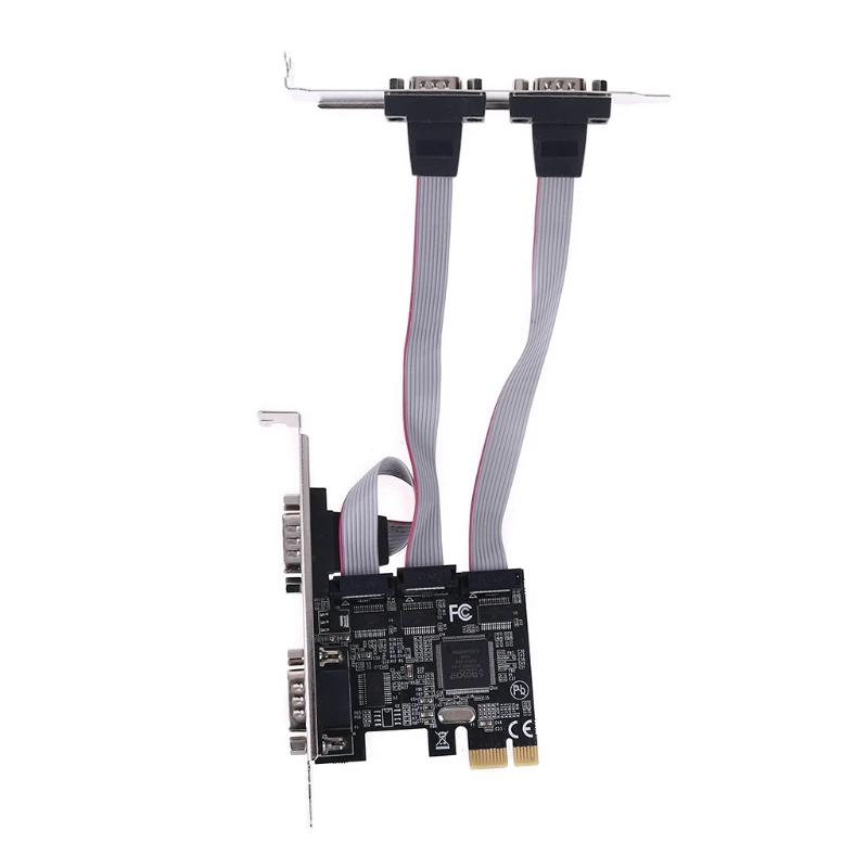 TXB071 PCI Express Add on Card 4 порта последовательные переходные карты мульти RS232 DB9 COM PCIe