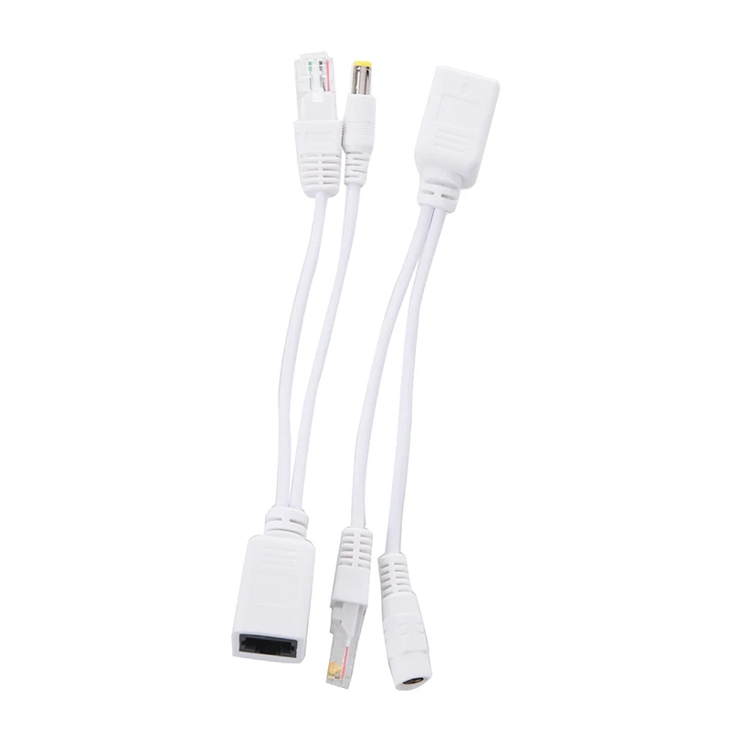 

Пассивный Мощность over Ethernet PoE адаптер-Форсунка + Сплиттер Комплект 5v 12v 24v 48v