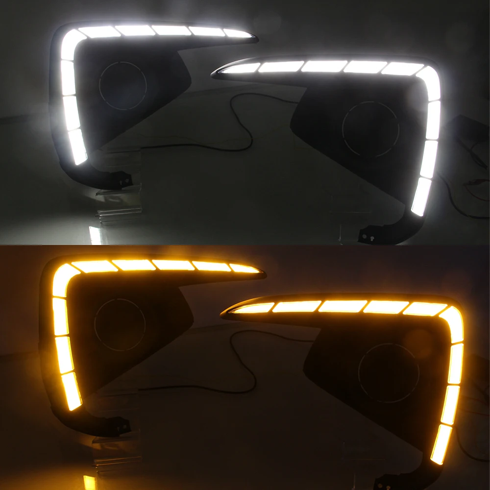 Автомобильная проблесковая 2 шт. Светодиодный дневной светильник для Suzuki Ertiga 2018