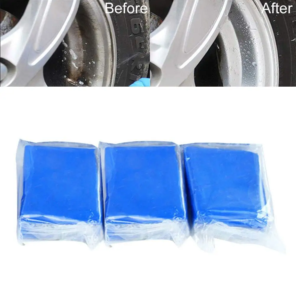 

3Pcs 100g Car Vehicle Decontamination Paint Care Washing Cleaning Mud Clay Bar Paint Polishes Tools Maintenance Car Exterior