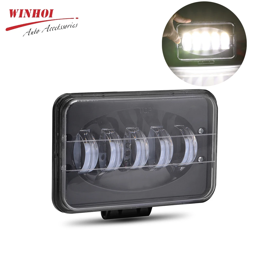 

5" 50W Car Led Work Light for Jeep Wrangler 12V 24V 4800Lm 6000K 4x4 Off Road Spotlight Bright Led Lightbar for Truck Trailer
