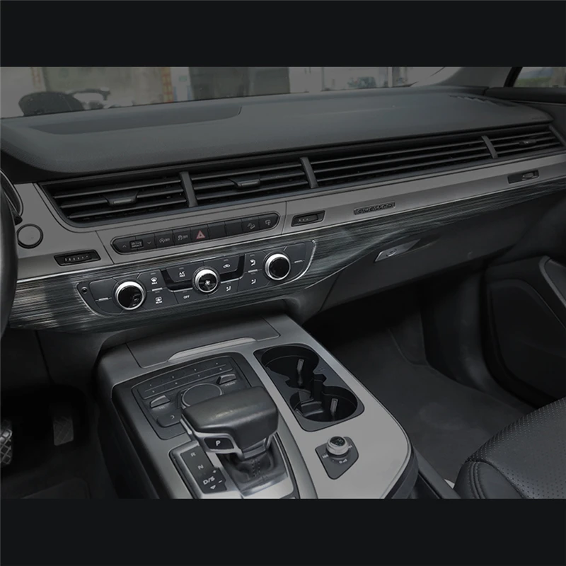GELINSI для Audi Q7 4M-, автомобильный Стайлинг, центральная консоль, панель приборной панели, накладка, рамка, наклейка, аксессуары для интерьера