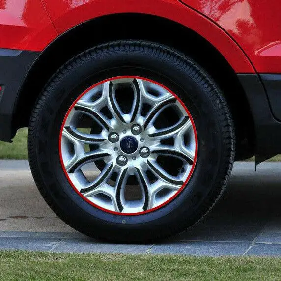 

For Ford Ecosport 2013 Carbon Fiber Car Wheels Mask Decals Stickers Sports Grade