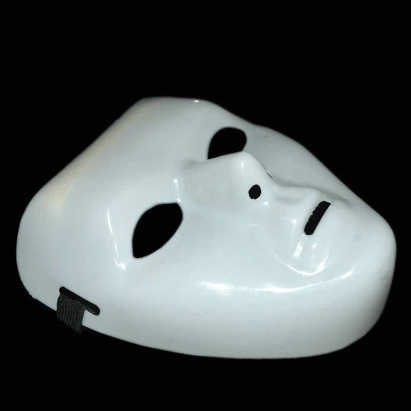 Маски JabbaWockeeZ для Хэллоуина украшение танцевальной вечеринки белая Танцевальная