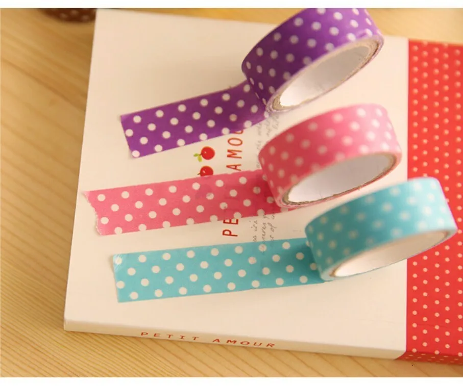 Милые Kawaii васи ленты милые цветные Маскировочные ленты дневник DIY украшения Скрапбукинг наклейки стиральная лента креативный стационарный 02406