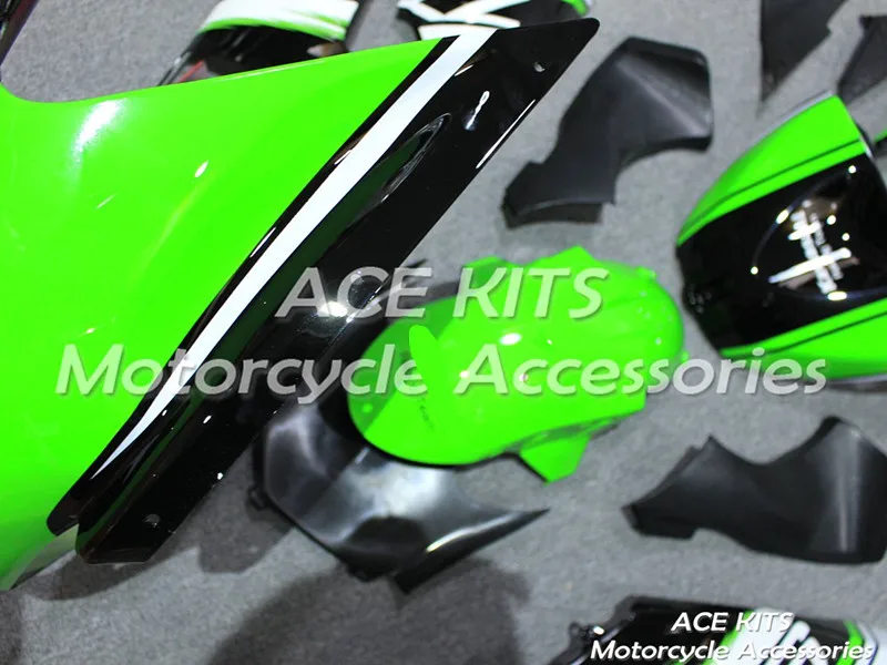 Мотоциклетный обтекатель abs, пригодный для kawasaki Ninja ZX6R 599 636 2005 2006 корпусные детали пресс-форм черный ACEKITS Магазин № 0178