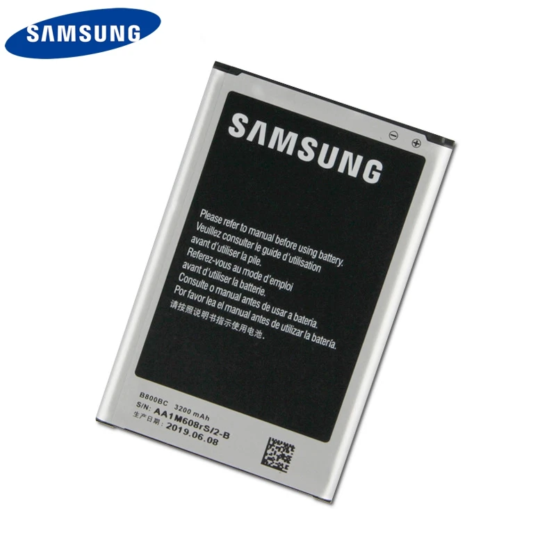 samsung Батарея B800BC B800BE для samsung GALAXY NOTE 3 N9006 N9005 N900 N9009 N9008 N9002 Note3 с NFC 3200 мАч
