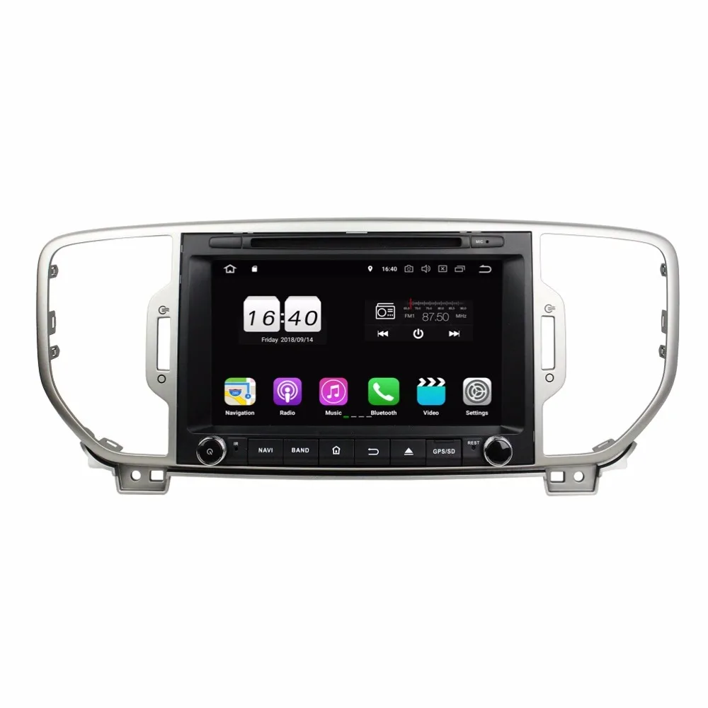 TDA7851 Android 8 1 2 Гб ОЗУ 16 четырехъядерный для kia Sportage 2016 2017 автомобильное радио Wifi GPS