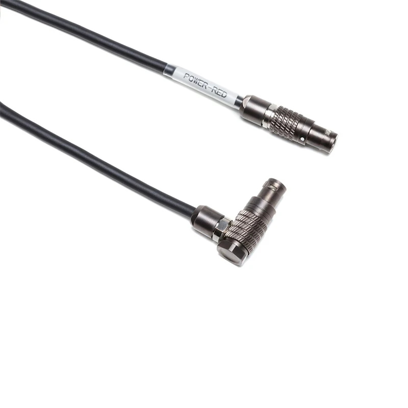 Красный кабель питания DJI Ronin 2 соединяющий порт постоянного тока на камере с