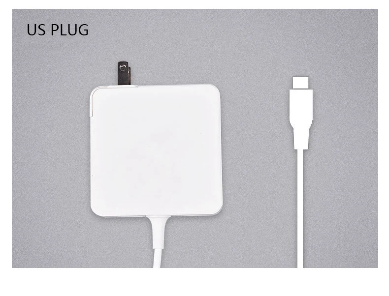 Красный 61 Вт USB-C адаптер питания тип-c зарядное устройство для нового macbook зарядное устройство 13 дюймов A1706 A1707 A1708A A1718 - Цвет: Красный