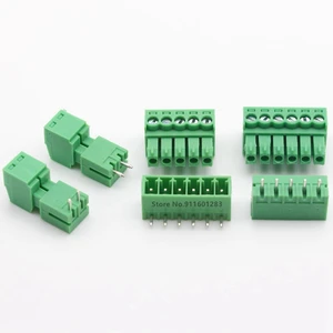 10PCS KF2EDG 3.5/3.81 2P/3P/4P/5P/6P/8P/1 2P-16PIN  PCB Plug Terminal Block Connector+Pin Header Socket 3.5mm 3.81mm Pitch 15EDGK