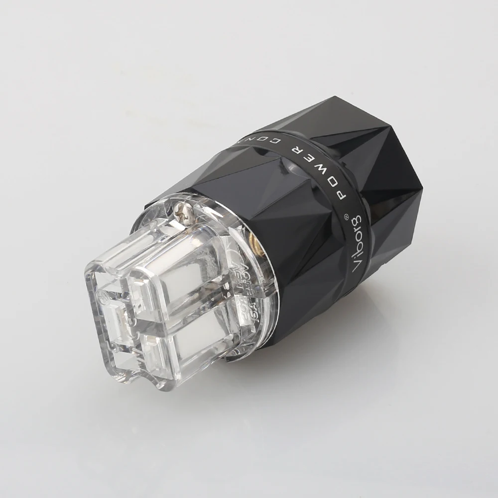 Viborg VF523R C19 Чистая Медь, Родий Покрытие, 20A Разъем Питания AC Аудио IEC для Кабеля Диаметром 8ММ.