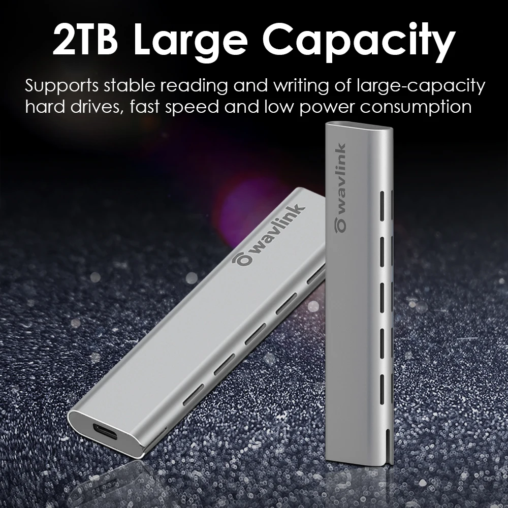 Wavlink M2 SSD чехол M.2 к USB 3 1 Gen 2 NVMe корпус для nvme PCIE UASP M ключ NGFF SATA C SDD адаптер жесткого