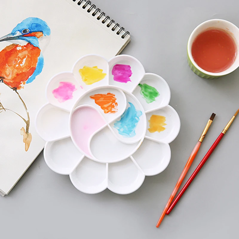 JIANWU функциональная Палетка рисования в форме сливы художественное создание