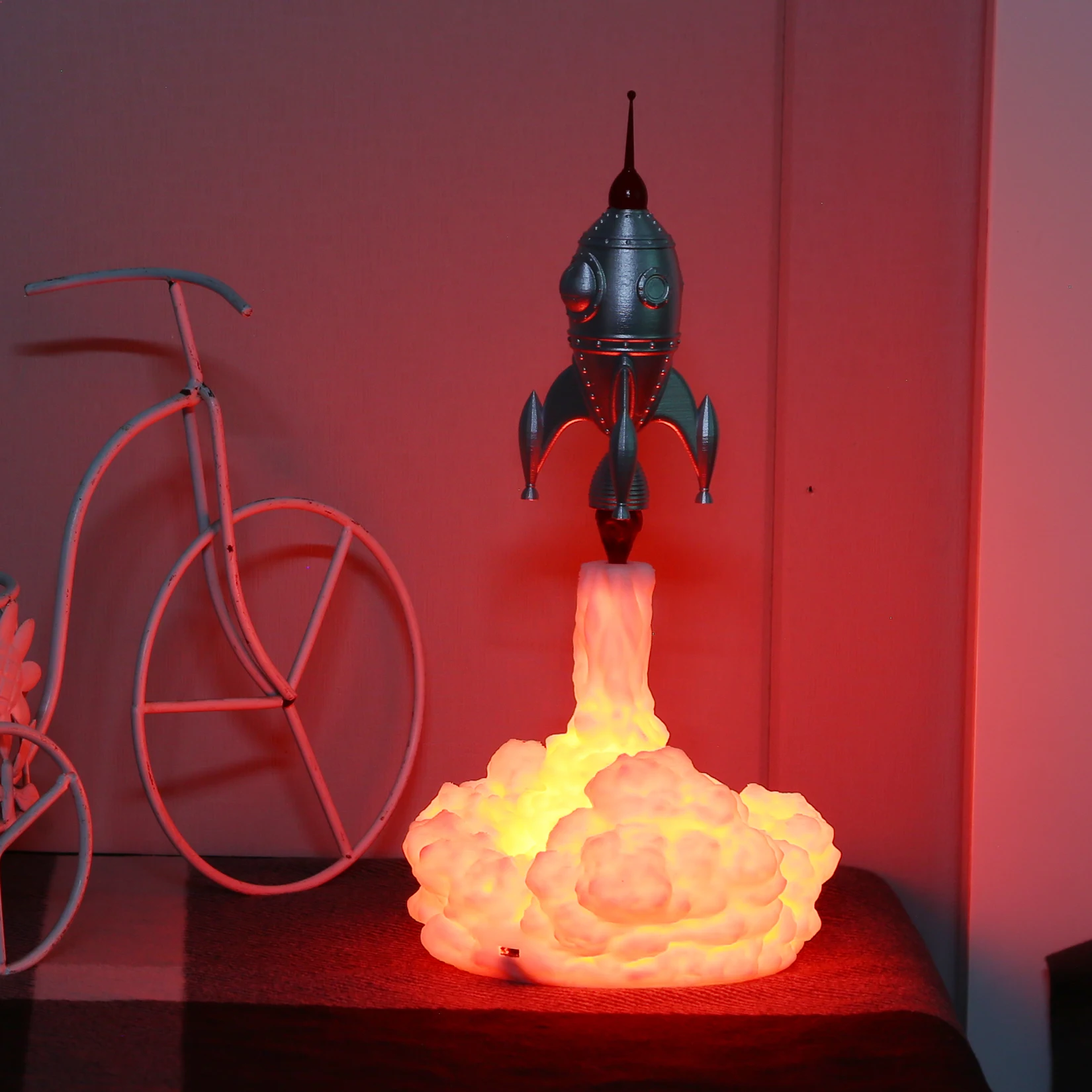 3D-печать Космический Шаттл лампа Ночной светильник USB настольная для любителей