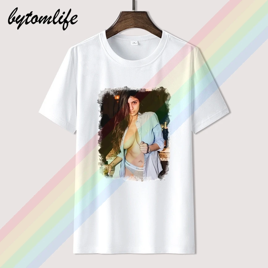 Питьевая вещь (выросла) Mia футболка халифа 100% хлопок Мужская женские топы