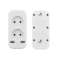 usb extension socket charger free shipping double usb port 5v 2a usb outlet high quality usb outlet fz 01 01