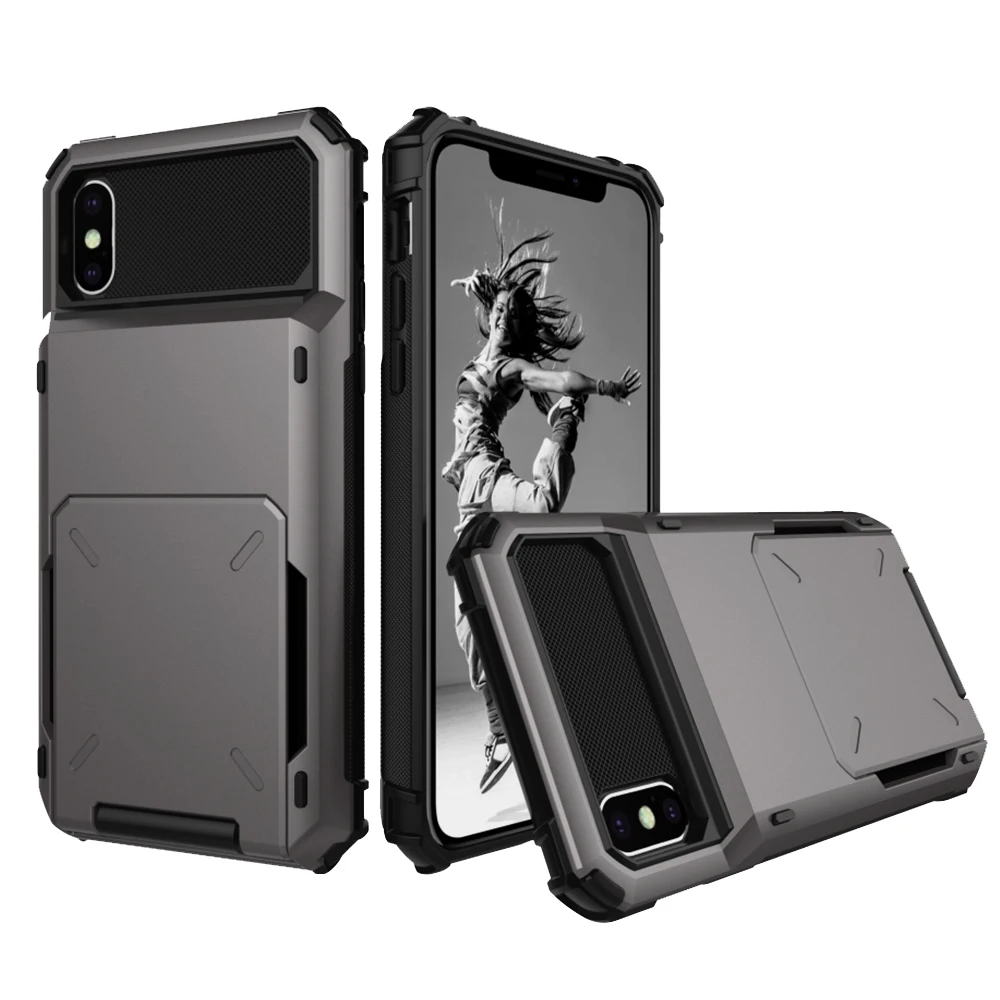 Чехол-Кошелек LAPOPNUT для Iphone 11 Pro Xs Max Xr X 7 8 Plus 6 6s противоударный силиконовый Жесткий