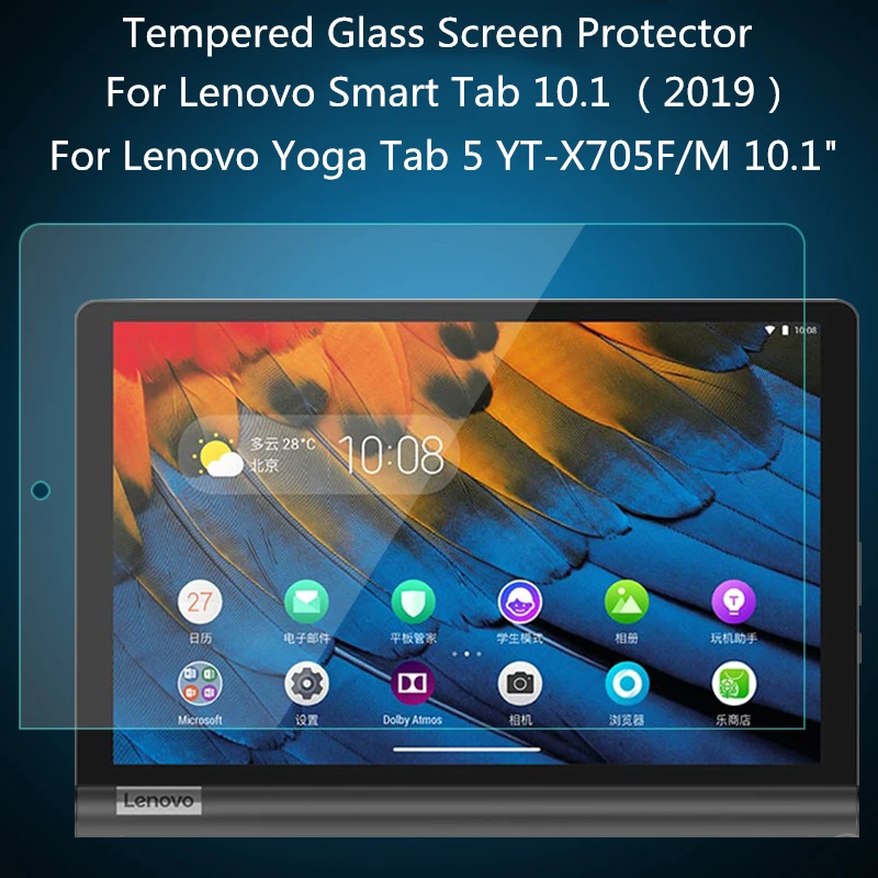 2 шт. 9H закаленное стекло протектор экрана для Lenovo Yoga Tab 5 YT X705F 705M Smart 2019 10 1 дюймов