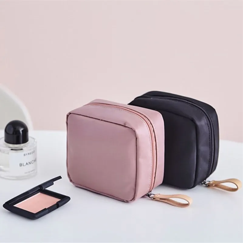Женская водонепроницаемая мини сумка для хранения помады однотонная косметичка