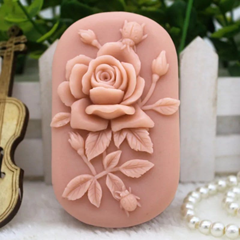 

New Product!!1pcs Gardenia Flowers (zx331) Food Grade Silicone Handmade Soap Mold Crafts DIY Mould