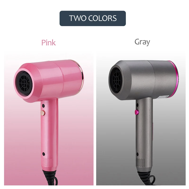 Профессиональный 2000 Вт фен горячей/холодного воздуха Фен для волос с негативными