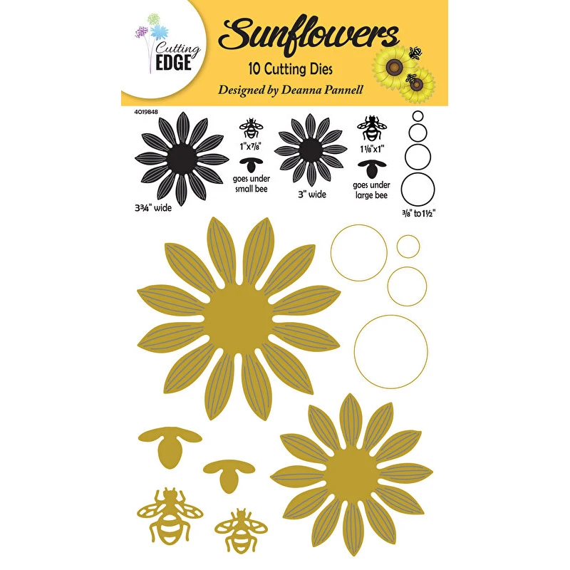 

JC Sunflowers Metal Cutting Dies for Scrapbooking Craft Mold Cut Die Stencil Handmade Paper Card Make Template Decor Template