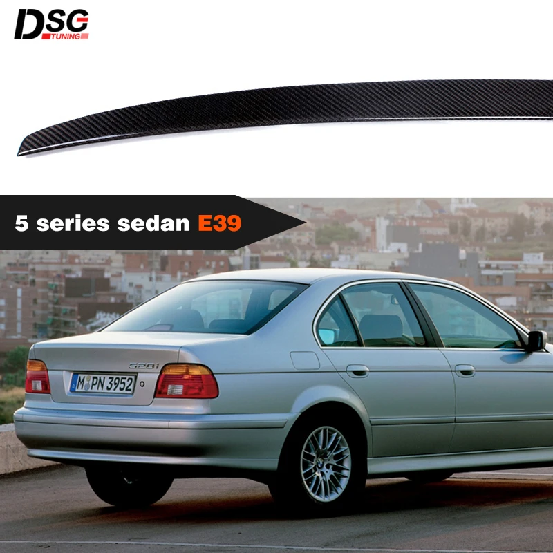 Задний спойлер багажника для BMW 5 серии 1996 - 2003 E39 4-дверный седан задние крылья из