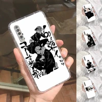 jujutsu kaisen anime cartoon phone case transparent for xiaomi redmi note 3 9 7 4 8 8t 10 cc9e 11ultra t lite play pro 4g 5g