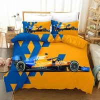 3d printed car bedding set racing car duvet cover sets boys bed linen with pillowcases twin full queen king size kids gift