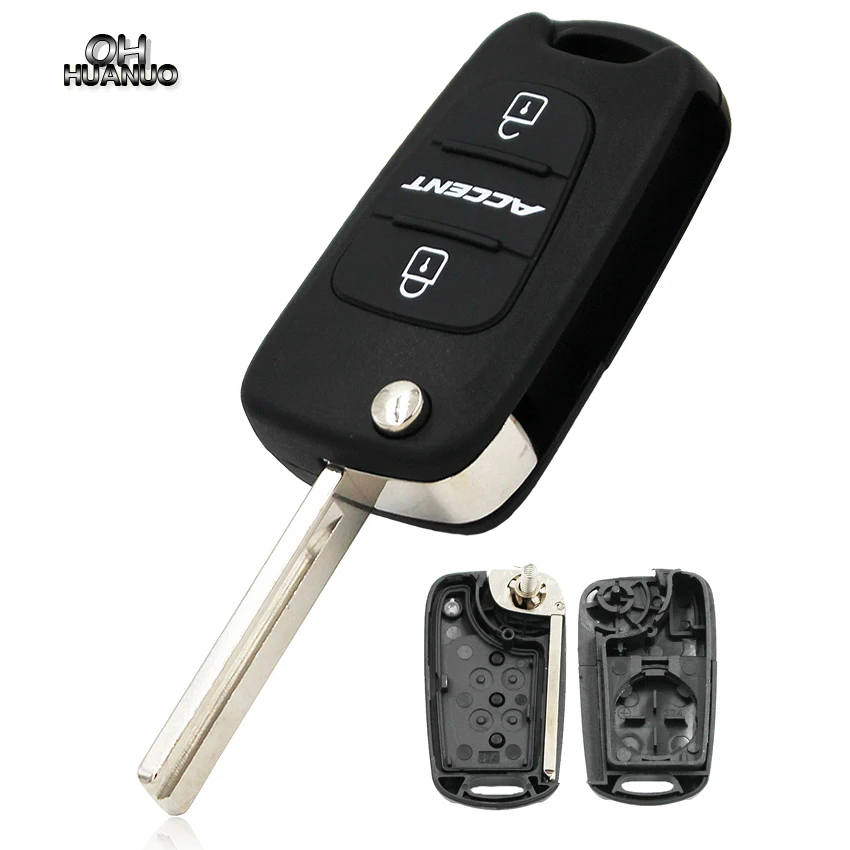 Новая замена 3 кнопки дистанционный ключ крышка складной оболочки автомобильный