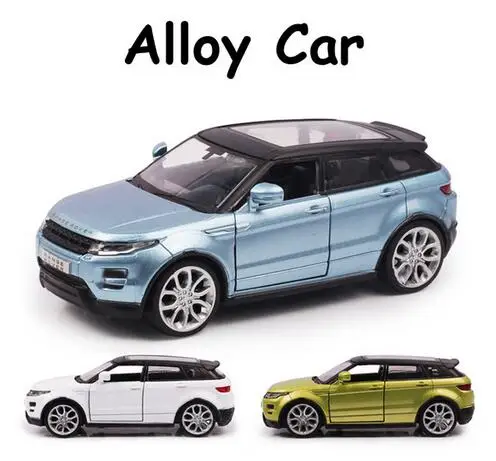 Модель внедорожника из сплава 1:35 для Land Rover Evoque литые игрушки машинка с инерционным механизмом коллекция детские подарки режим супермашины