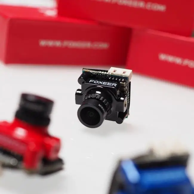 Foxeer Arrow Micro Pro 1/3 &quotCCD 1 8 мм 4:3 600TVL PAL/NTSC FPV камера с OSD черный/синий/красный для
