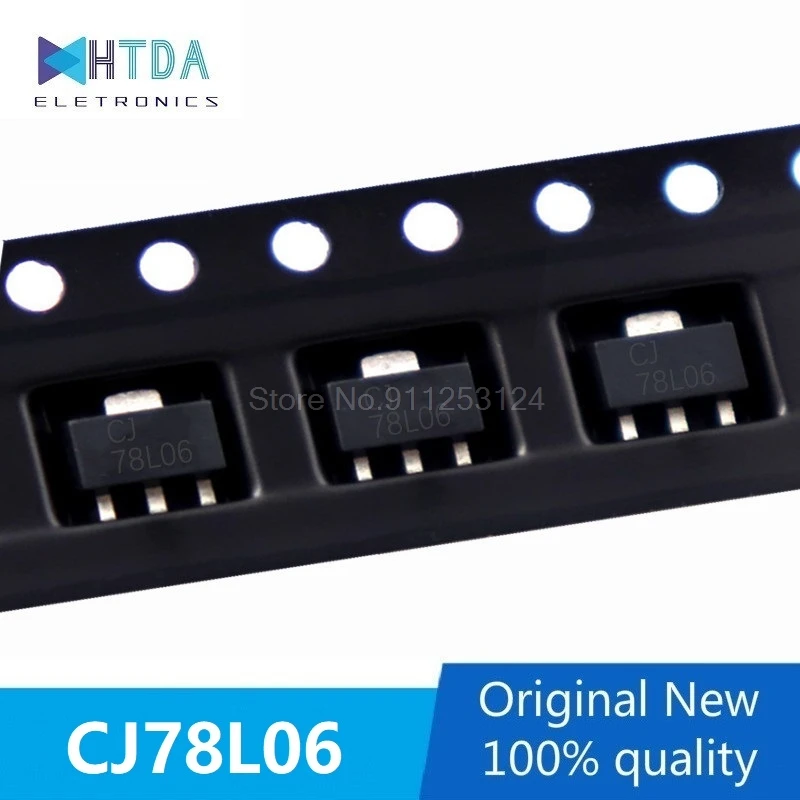 

100pcs/lot 78L06 CJ78L06 SOT89 6V In Stock