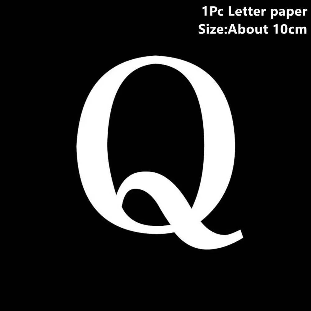 Paper Letter Q Taoup детская прозрачная коробка для хранения воздушных шаров с днем рождения принадлежности для детского душа сувениры бумажная картонная коробка подарочная упаковка - Цвет: Paper Letter Q