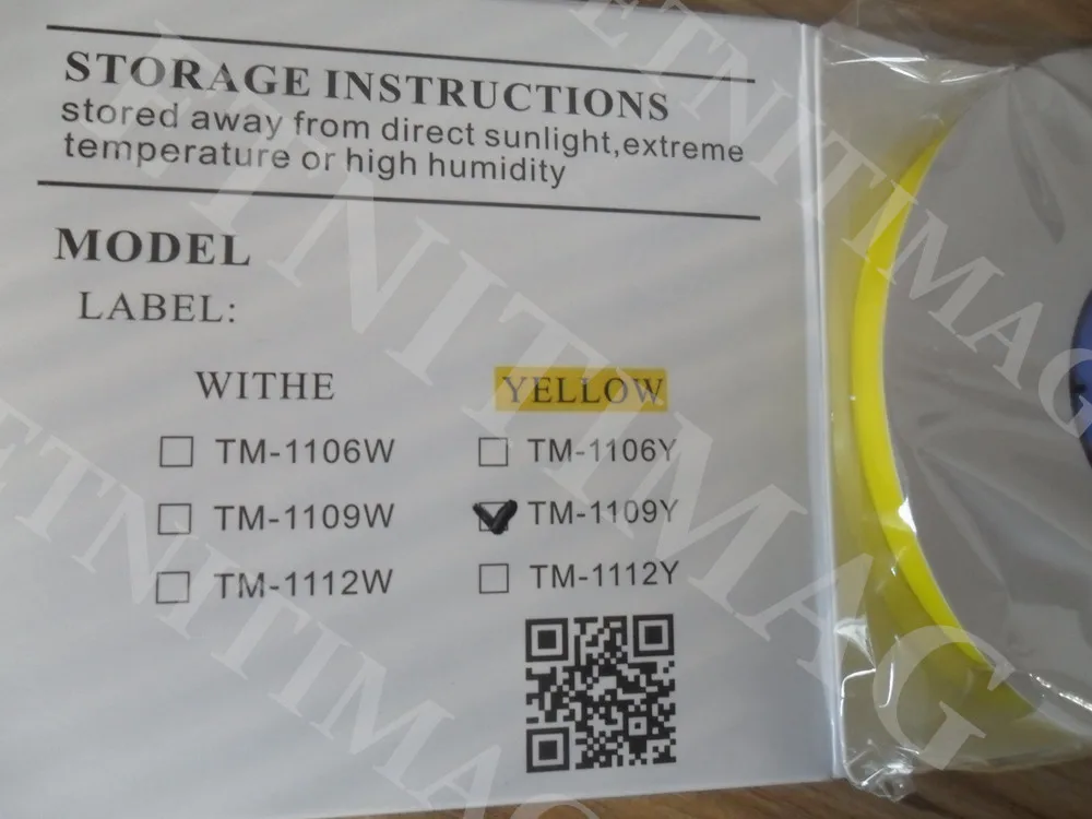 Бесплатная доставка лента для электронной надписи этикеток цвет желтый 9 мм x 30 м