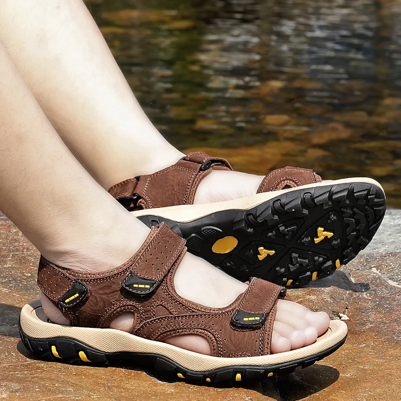 

Sandalias Romanas Beach Sandals Men Sandalias Transpirables Male Shoes Summer Sandalia Masculino Sandale Homme Ete Sandel For