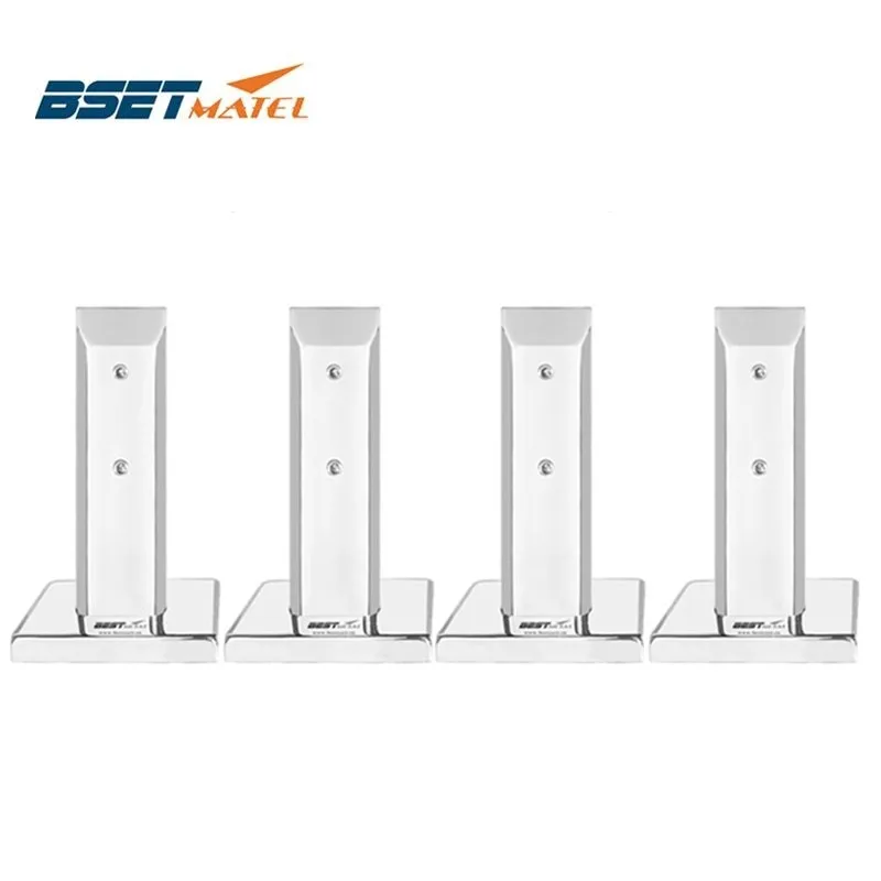 

4 шт. лучшее MATEL Зеркало полировка Duplex2205 нержавеющая сталь стекло бассейн ограждение spigot для бассейна балюстрада поручни