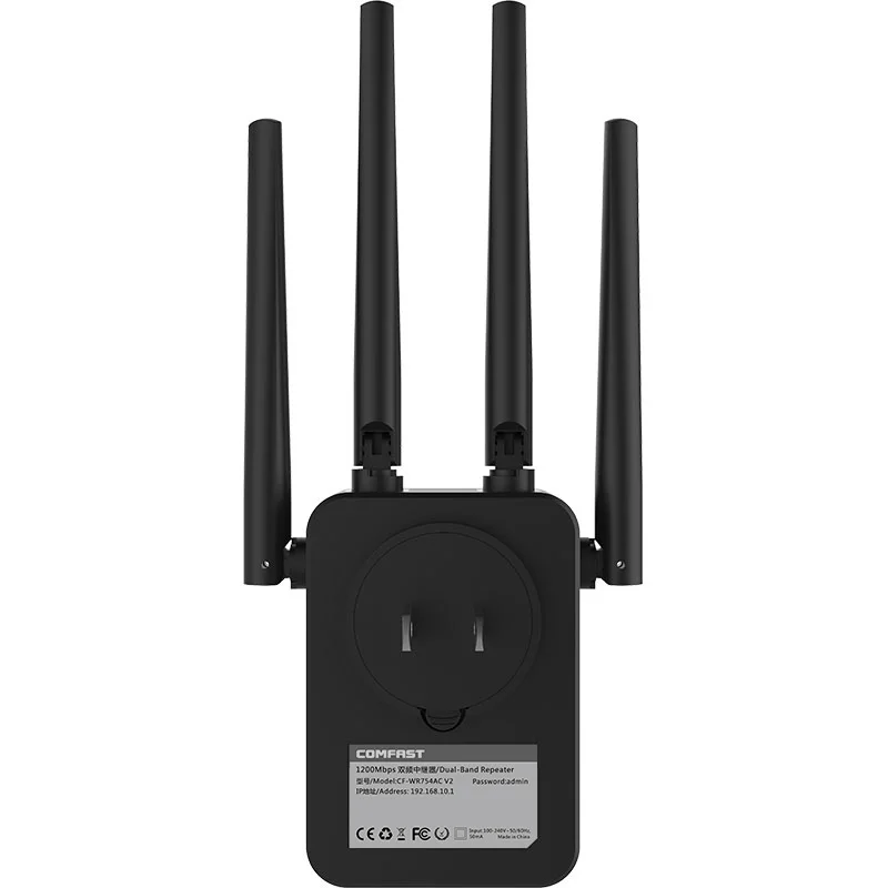 COMFAST CF WR754AC 1200 Мбит/с беспроводной усилитель диапазона Wi Fi 2 4 ГГц/5 ГГц
