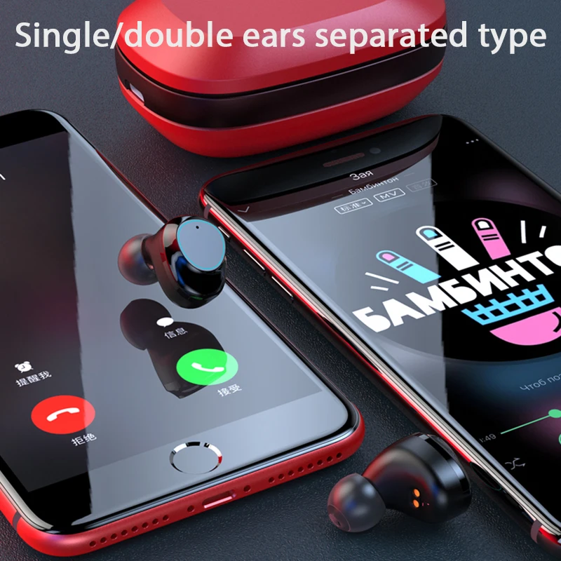 Kowkaka TWS True Беспроводные Bluetooth 5 0 наушники музыкальные сенсорные стерео