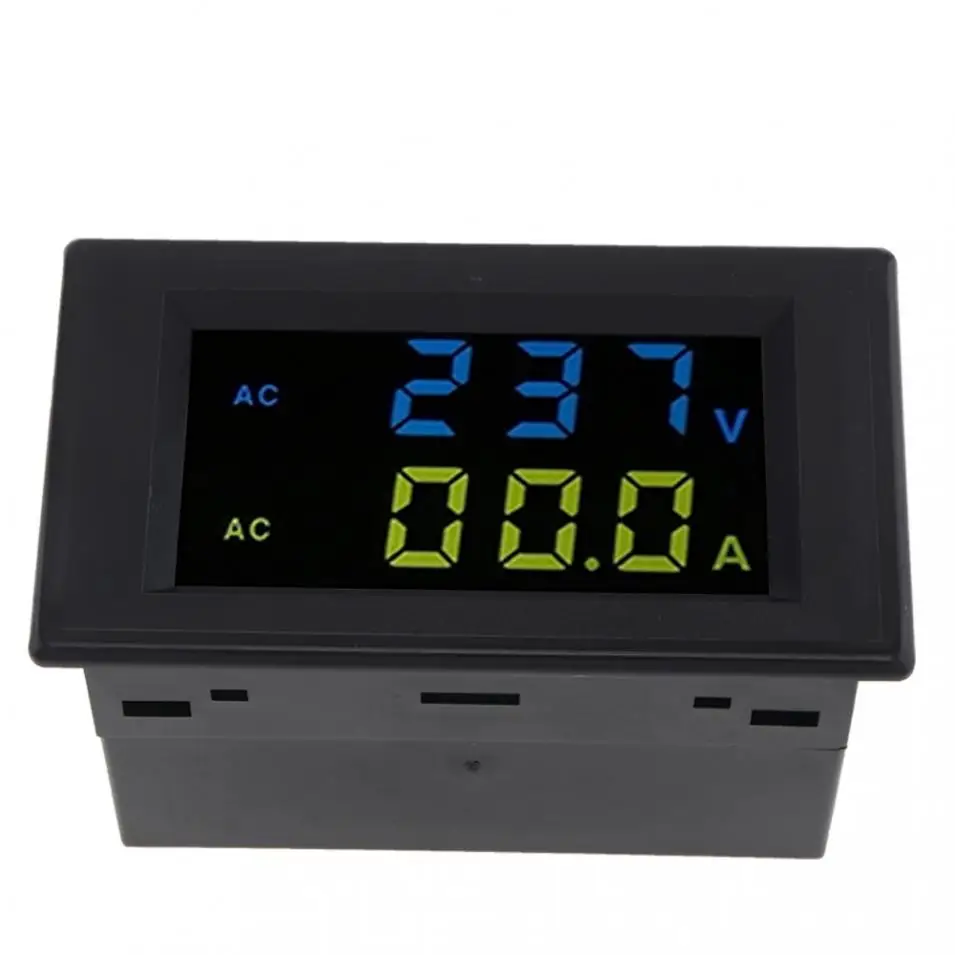 High Precision D85-2042A AC 80-500V 100A Dual Display LED Volt Amp Meter with Current Transformer | Инструменты