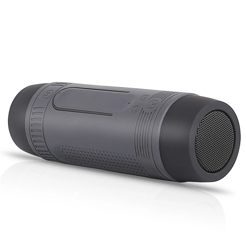 

S1 Outdoor Portable Bluetooth Speaker Wireless Bicycle Speaker+fm Radio Waterproof Boombox Support TF Card AUX Flashlight