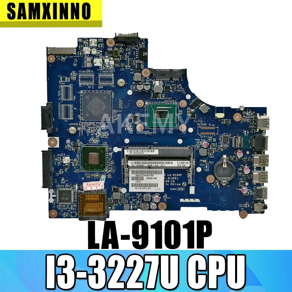 Akemy CN-00FTK8 00FTK8 материнская плата для ноутбука DELL Inspiron 15R 5521 3521 I3-3227U VAW00 LA-9104P LA-9101P SLJ8E |