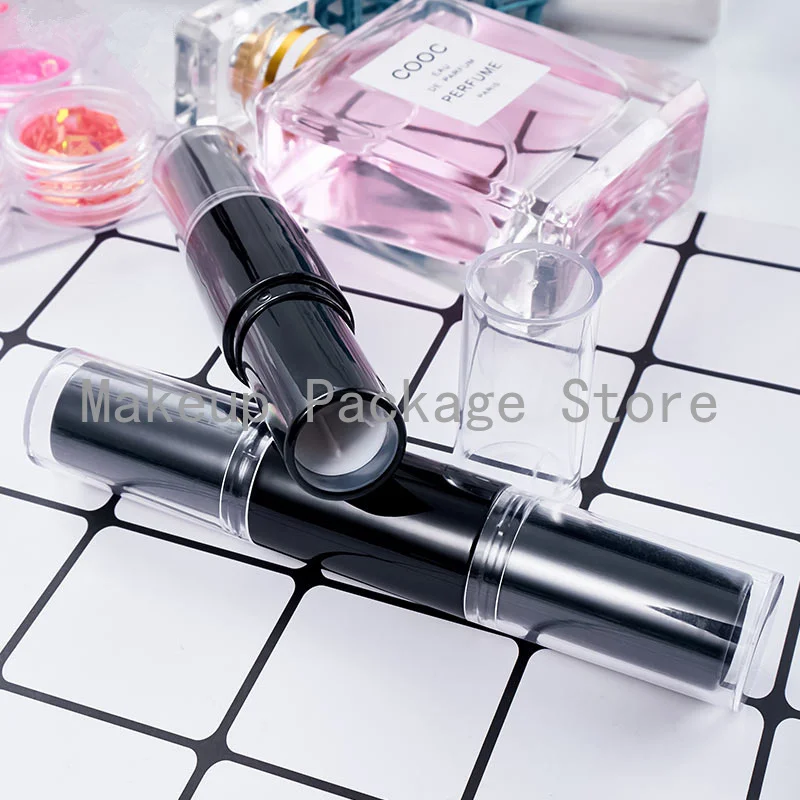 

5/10/30/50pcs Black Double Side Empty Lipstick Tubes 12.1mm Lip Balm Tube Containers DIY Lip Stick Tube Makeup Bottle Wholesale