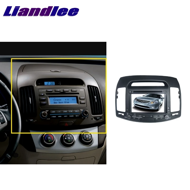 Для HYUNDAI Elantra HD 2006 ~ 2010 LiisLee Автомобильный мультимедийный телевизор DVD gps аудио Hi-Fi