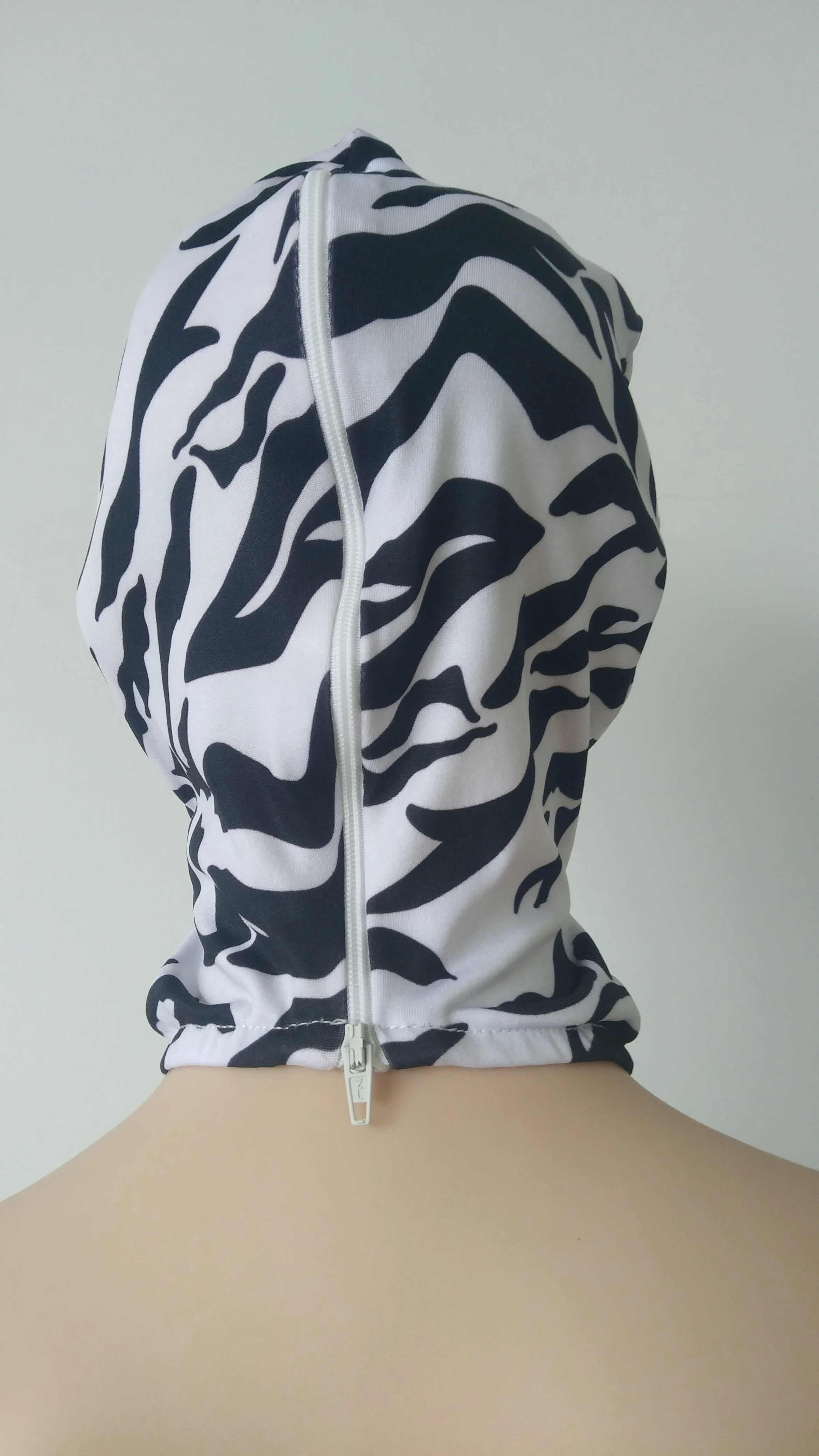 Костюмы Зентаи унисекс для вечевечерние Хэллоуина капюшоны с принтом зебры