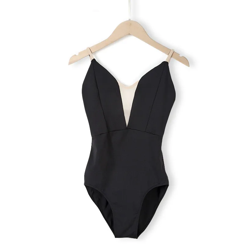 Новые балетные трико для женщин хлопок спандекс белый черный взрослых камзол