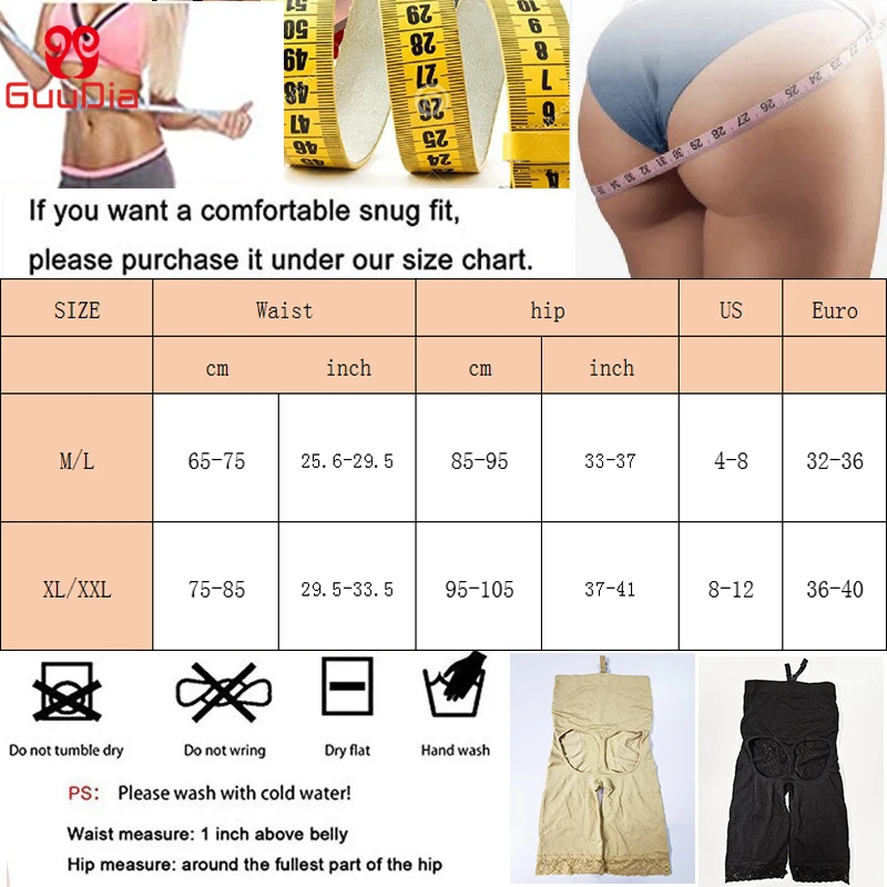 

GUUDIA Womens Waist Trainer Shapewear Seamless Booty Push Hi-Waist Butt Lifter Tummy Control Panties Thigh Slimmer Body Shaper