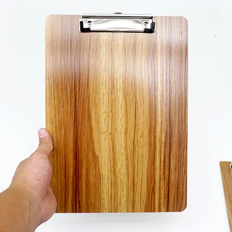

Portable A4/A5 Wooden Writing Clipboard File Hardboard File Holder Office School Stationery Supplies C26